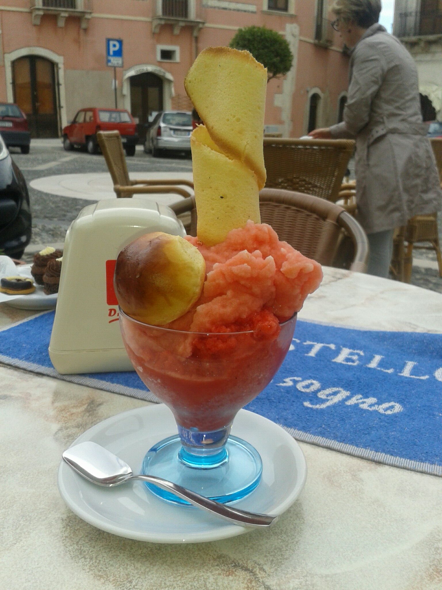 Granita in Piazza del Tocco